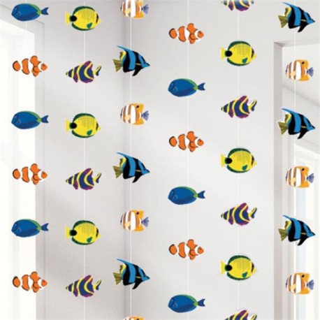 Tropiske fisk guirlande dekoration