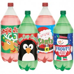 Flaskeetikketter til jul