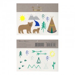 Forest Animals tatovering sæt fra Meri Meri