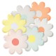 12 Blomster Tallerkner fra Meri Meri i et smukt tusindfryd design
