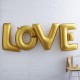 Guld Happy Birthday Ballon