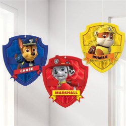 Paw Patrol Honeycomb hænge dekoration