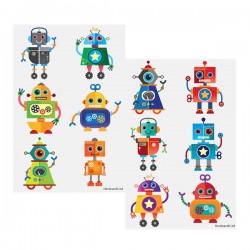 Robots Tatoveringsark