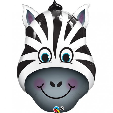 Zebra Folie Ballon