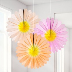 Pastel Blomster Vifter