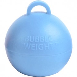 Lyseblå kugle vægt til balloner med helium