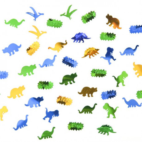 Sejt Dinosaur konfetti
