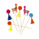 Boho Pom Pom Picks