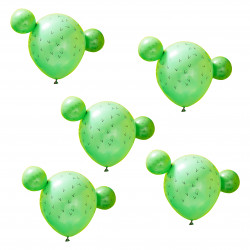 Kaktus pompom balloner fra Gingerray