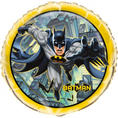 Rund Batman Folie Ballon 