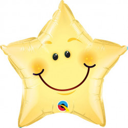 Smilende Stjerneballon