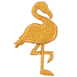 Guld Glimmer Flamingo
