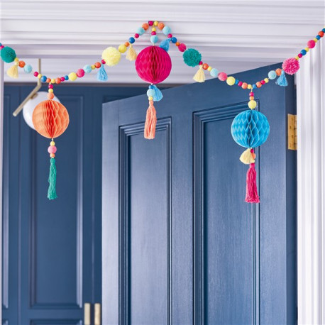 Boho Pom Pom & Tassel Guirlande