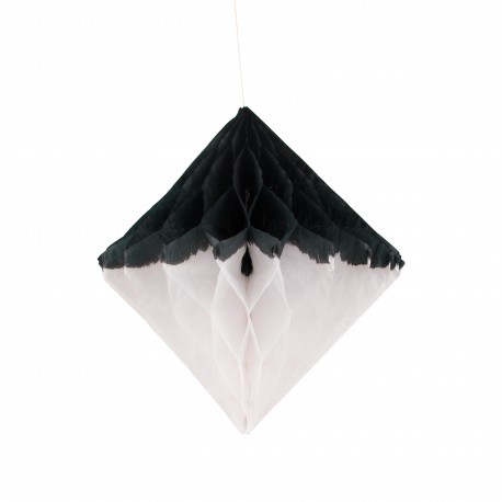 Sort Honeycomb 25 cm