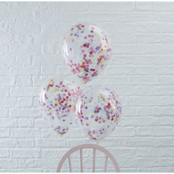 Mixed Farvede Konfetti balloner fra GingerRay