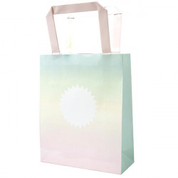 Goodie bags i ombre pasteller