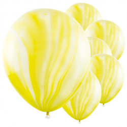 Gule marmor balloner