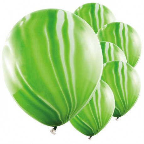 Grønne marmor balloner
