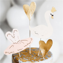 Lovely Swan Caketopper