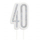 40 års fødselsdagslys
