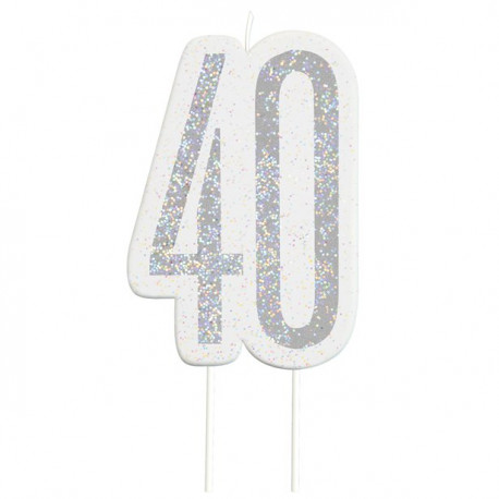 40 års fødselsdagslys