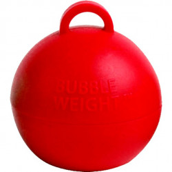 Rød kugle vægt til balloner med helium