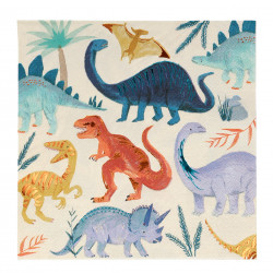 Dinosaur Riget servietter fra Meri Meri