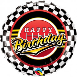 Happy Birthday Racing ballon