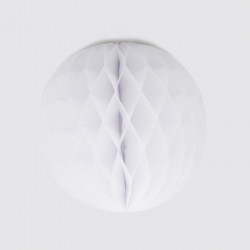 Hvid Honeycomb 25 cm fra My Little Day