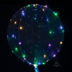 Multifarvet LED lyskæde Ballon