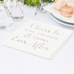"Happily Ever After" servietter fra GingerRay