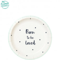 Born to be loved tallerkner by Talking tables