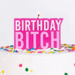 Birthday Bitch fødselsdagslys fra Gingerray