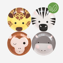 Mini Safari tallerkner fra My Little Day