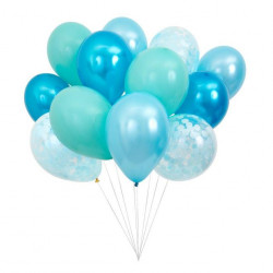 Blå balloner fra Meri Meri