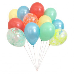 Multifarvede balloner fra Meri Meri