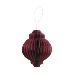 Rød juleornament fra Delight Department