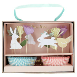 Påske cupcake kit fra Meri Meri