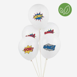 Superhero balloner til superhelte fødselsdag fra My Little Day