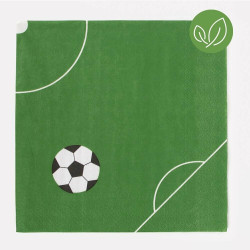 20 fodbold servietter fra Franske My Little Day