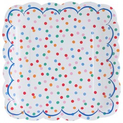 Toot Sweet Spotty tallerken fra Meri Meri