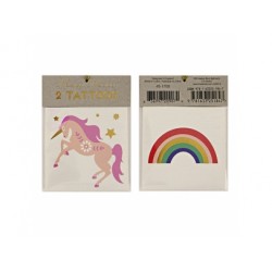 Unicorn & Rainbow Tatoveringer fra Meri Meri