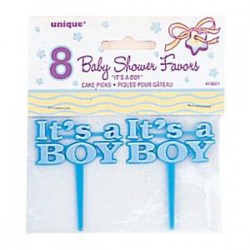 Its a Boy cupcake toppers
